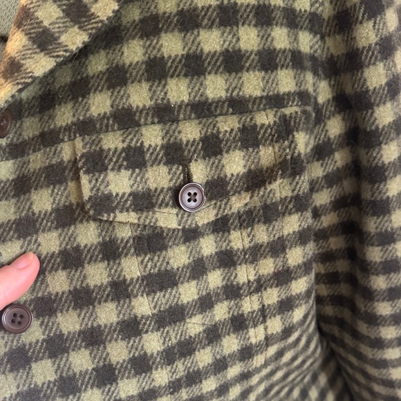 Talbots GREEN PLAID Women's Jacket - Picture 2 of 4